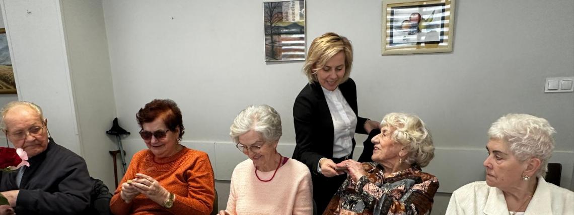 Dzień kobiet w klubie seniora